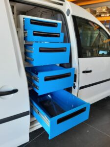 Aménagement du 1er véhicule N.Q.S par la société EQUIPVAN à Saint-Etienne (2)